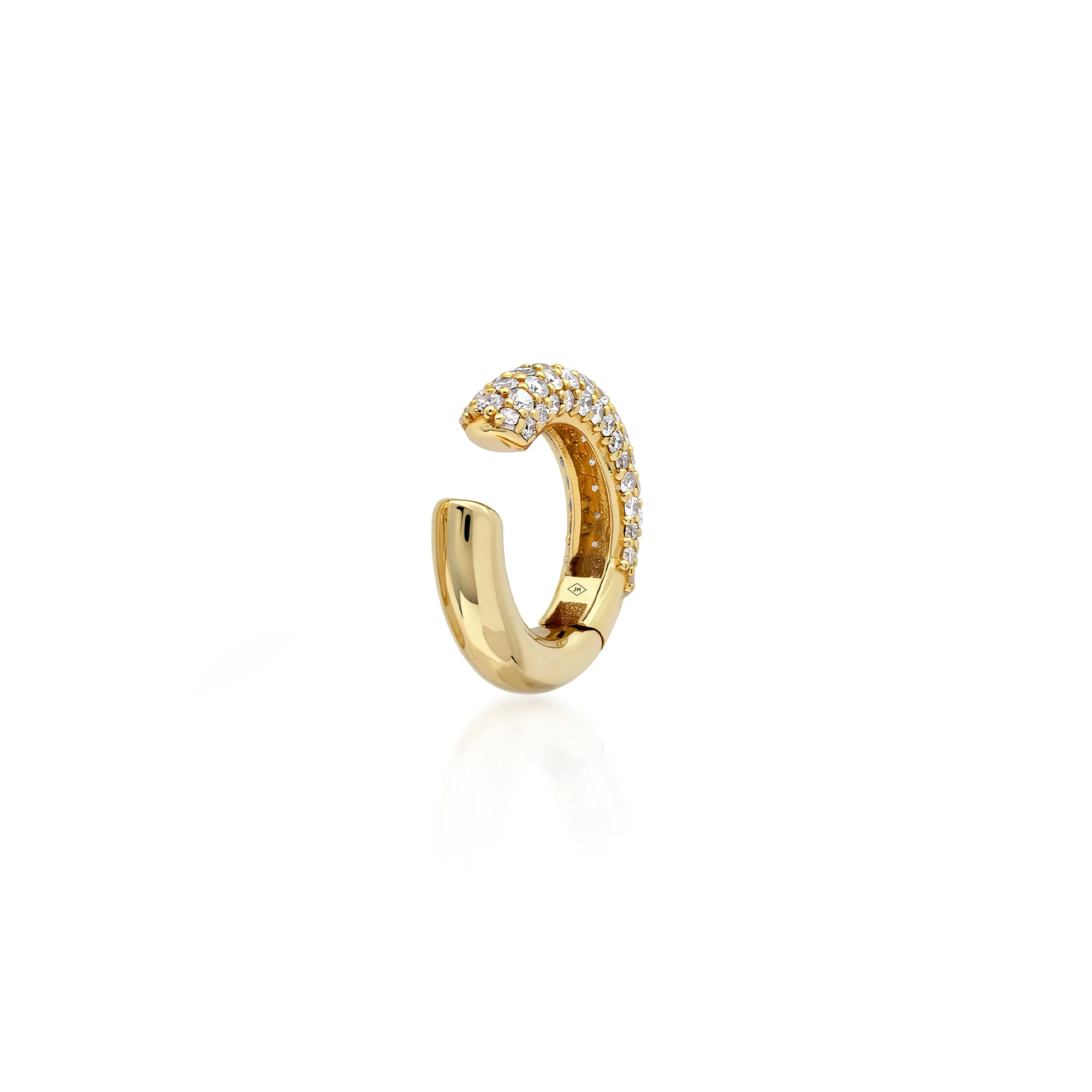 Single Diamond Ear Cuff - Image 4