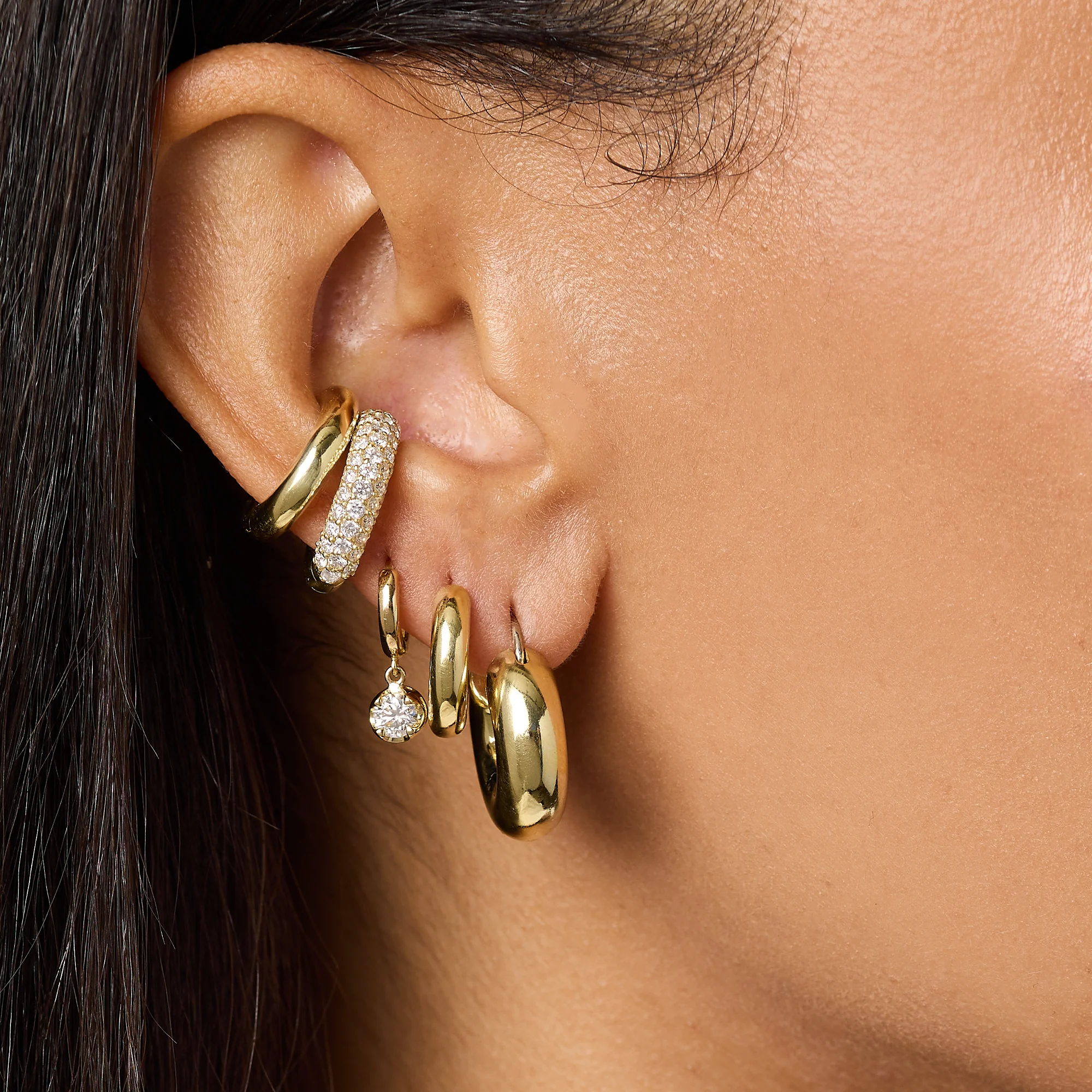 Single Tubular Ear Cuff - Image 6