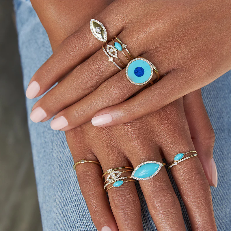 Turquoise Marquise Ring - Image 4