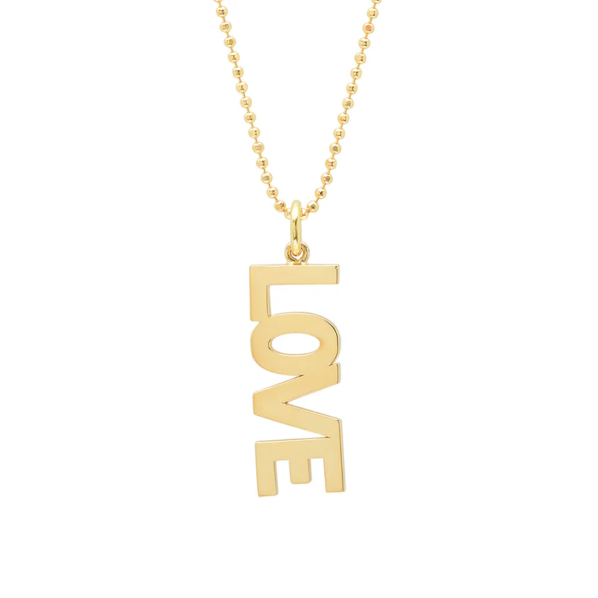 Uppercase Love Pendant Necklace