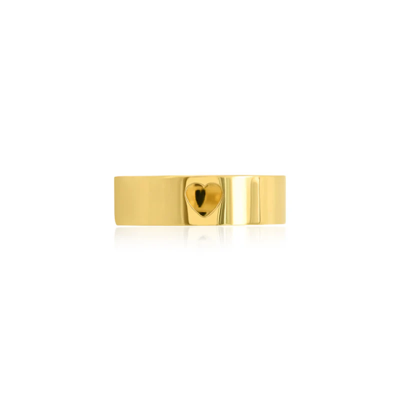 Wide Ellen Band with Open Heart Detail - Image 2